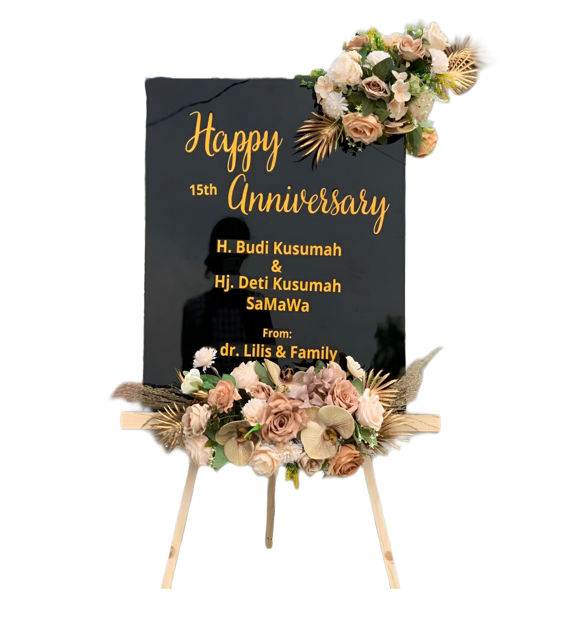 Papan Bunga Akrilik Ciputat