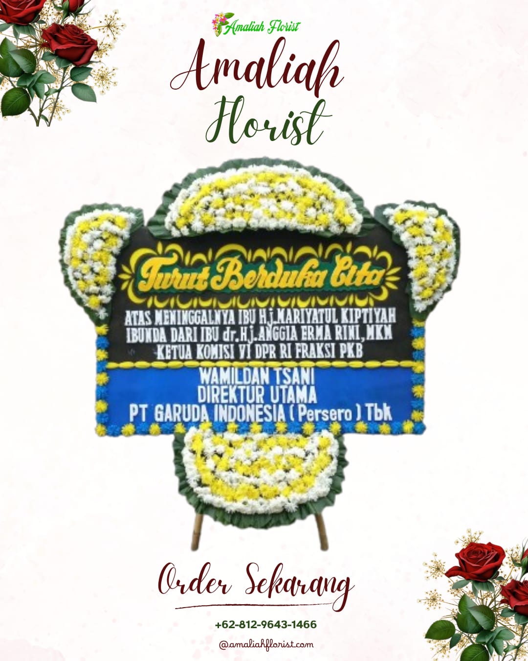 Papan Bunga Duka Ciputat